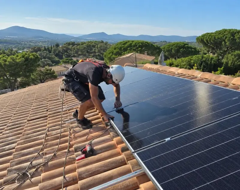 Installateur panneaux solaires Soudorgues — pose photovoltaïque sur toiture