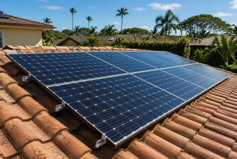 Installation de panneaux solaires à Soudorgues